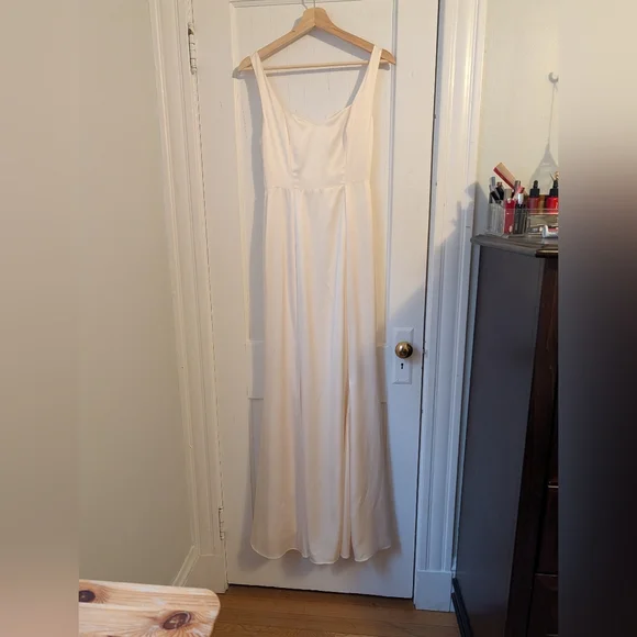 Reformation Payton Satin Dress Wedding Bridal - Picture 3 of 12